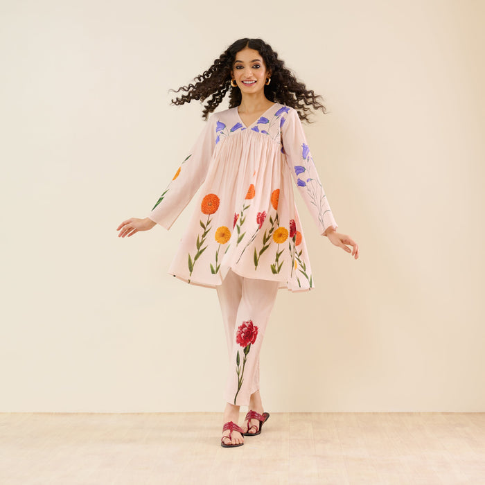 At The Florist's Cotton Co-ord Set - Off White